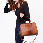 Women’s 2pc Tote & Wallet Handbag Set with 3 Compartments