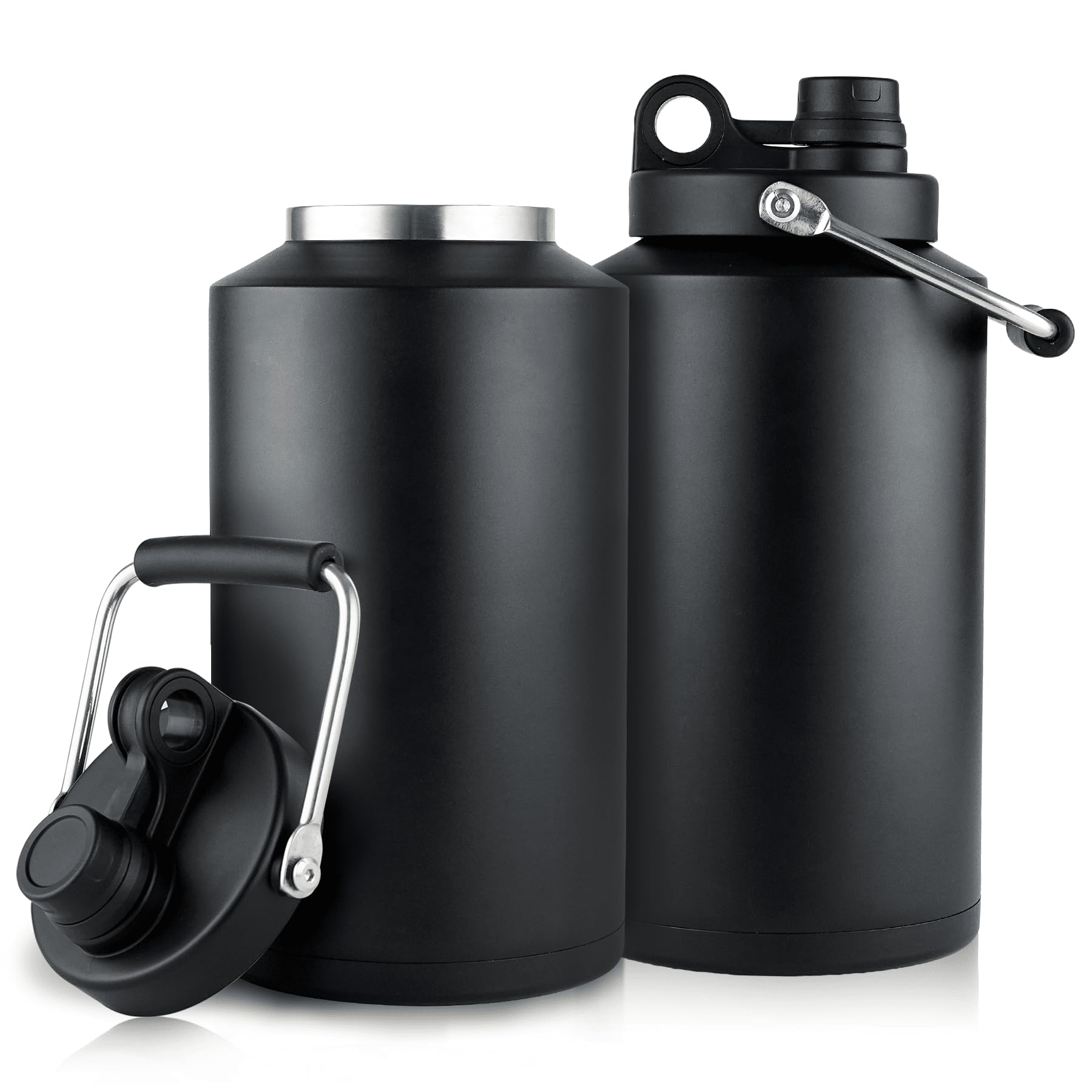 HydraGuard 128oz: Dual-Vacuum Stainless Water Jug - Water Bottles by Handbags Specialist Headquarter | Available at Handbags Specialist Headquarter