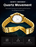 SteelGlow: OLEVS Quartz Men's Luminous Watch