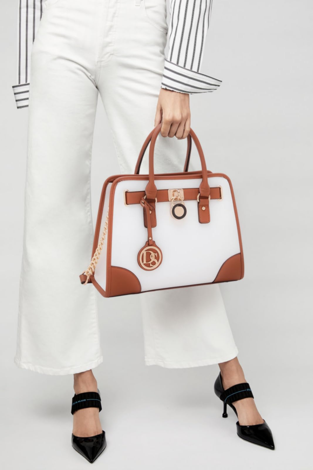 Dasein Women’s 2pcs Satchel & Shoulder Bag Set