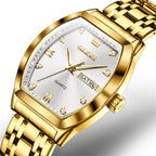 SteelGlow: OLEVS Quartz Men's Luminous Watch