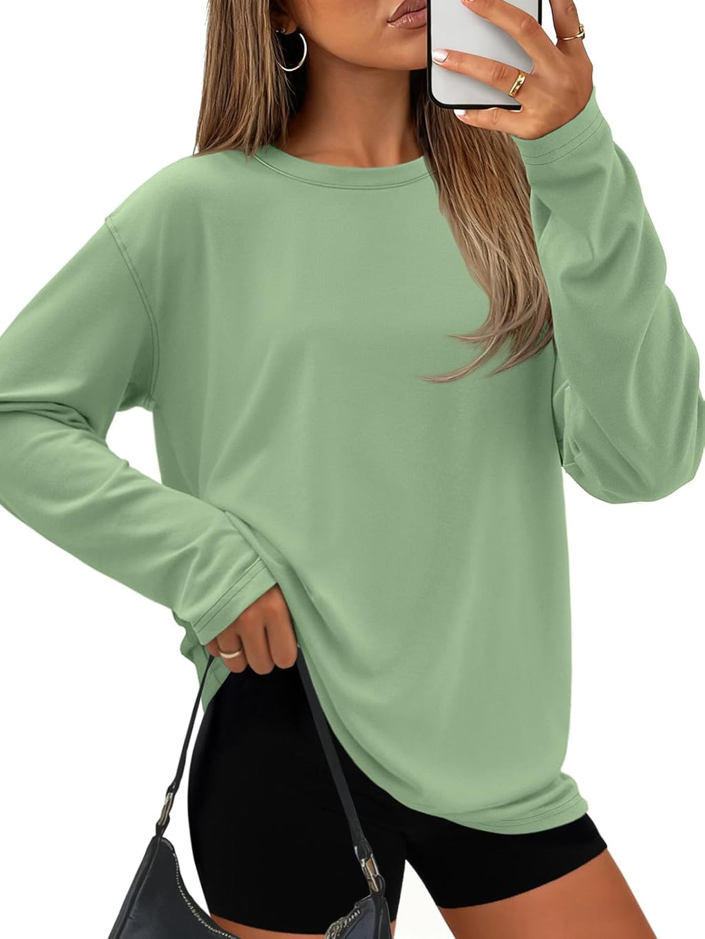 ATHMILE Women's Oversized Graphic Tee