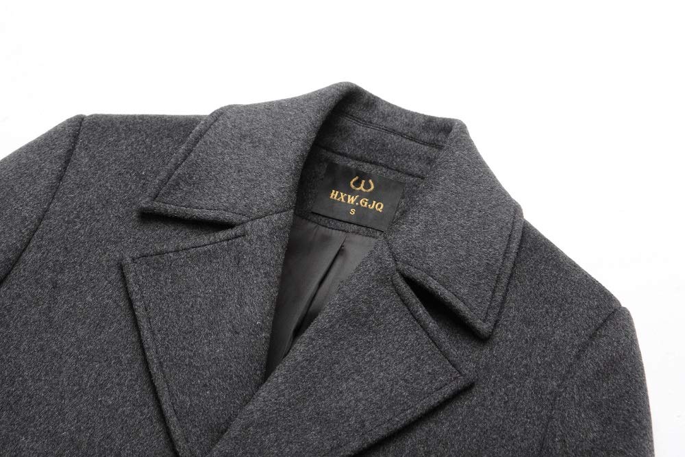 Men's Premium Wool Blend Double Breasted Coat