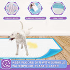 Puppy Pee Pro Pads - 100 Count Super Absorbent Set - Pet Supplies by Handbags Specialist Headquarter | Available at Handbags Specialist Headquarter
