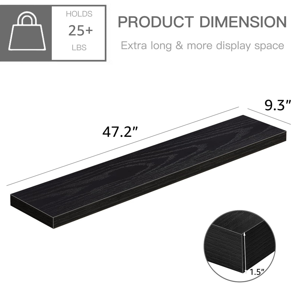 Rustic Farmhouse Shelves (008-40BN) - Decor by Handbags Specialist Headquarter | Available at Handbags Specialist Headquarter