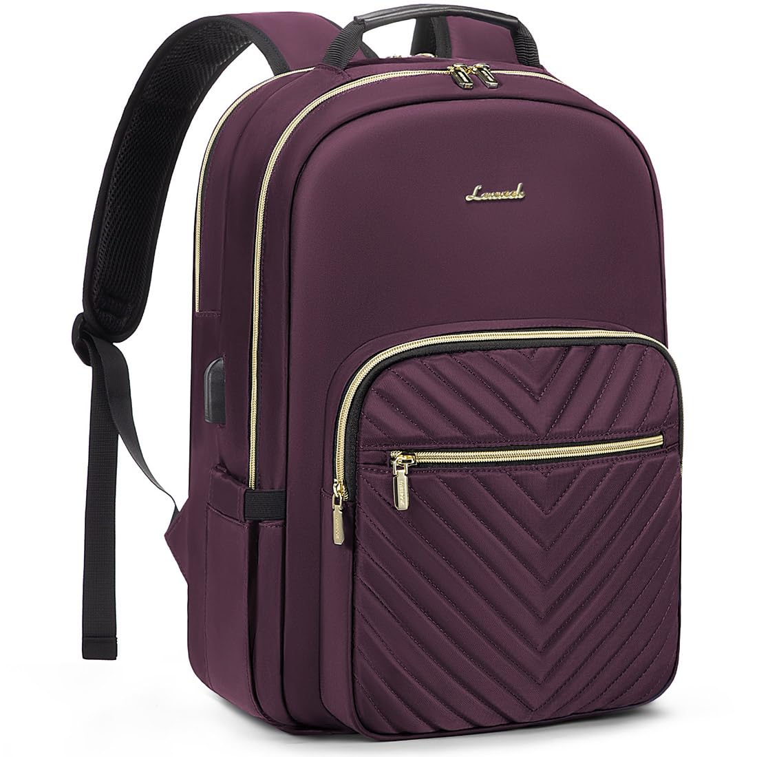 Chic Leather Laptop Backpack for Women - LoveVook - Backpack Bags by Handbags Specialist Headquarter | Available at Handbags Specialist Headquarter