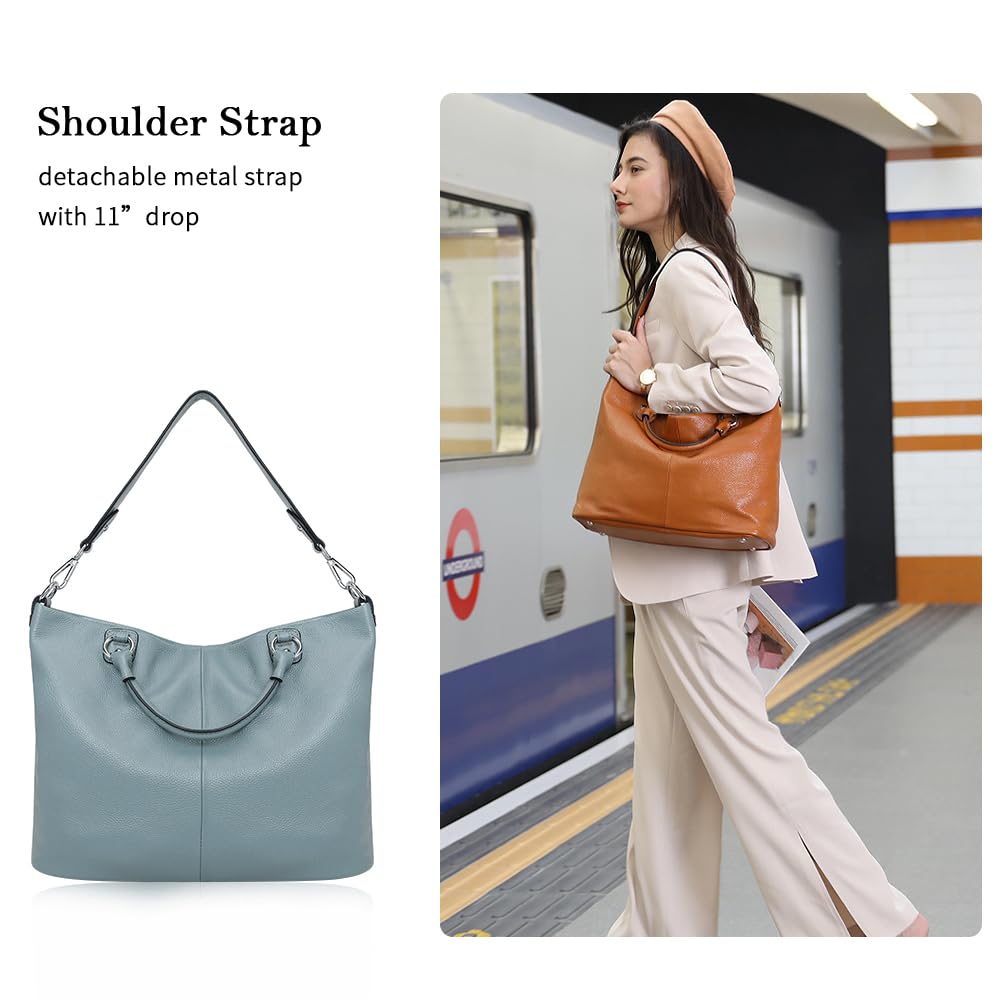 Kattee Women's Leather Tote Bag