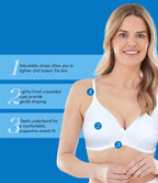 Bestform Women's Cotton Wireless Bra