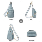 BOSTANTEN Chic Leather Crossbody Sling Bag -  by Handbags Specialist Headquarter | Available at Handbags Specialist Headquarter