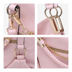 Dasein Luxe Vegan Hobo Bag with Rhinestones - Bucket Bag by Handbags Specialist Headquarter | Available at Handbags Specialist Headquarter