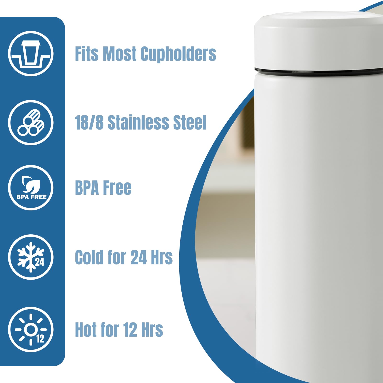 ThremoGuard: 17oz Stainless Steel Insulated Bottle - Water Bottles by Handbags Specialist Headquarter | Available at Handbags Specialist Headquarter