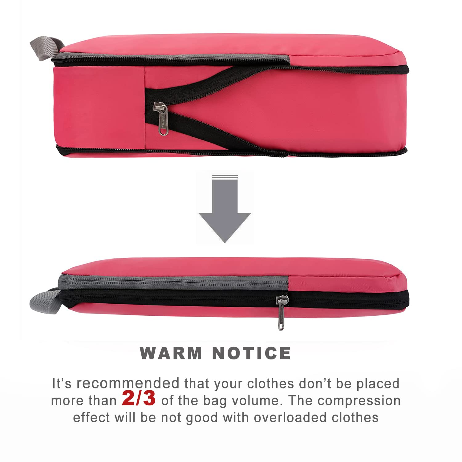 BAGAIL Expandable Travel Compression Cubes Set -  by Handbags Specialist Headquarter | Available at Handbags Specialist Headquarter