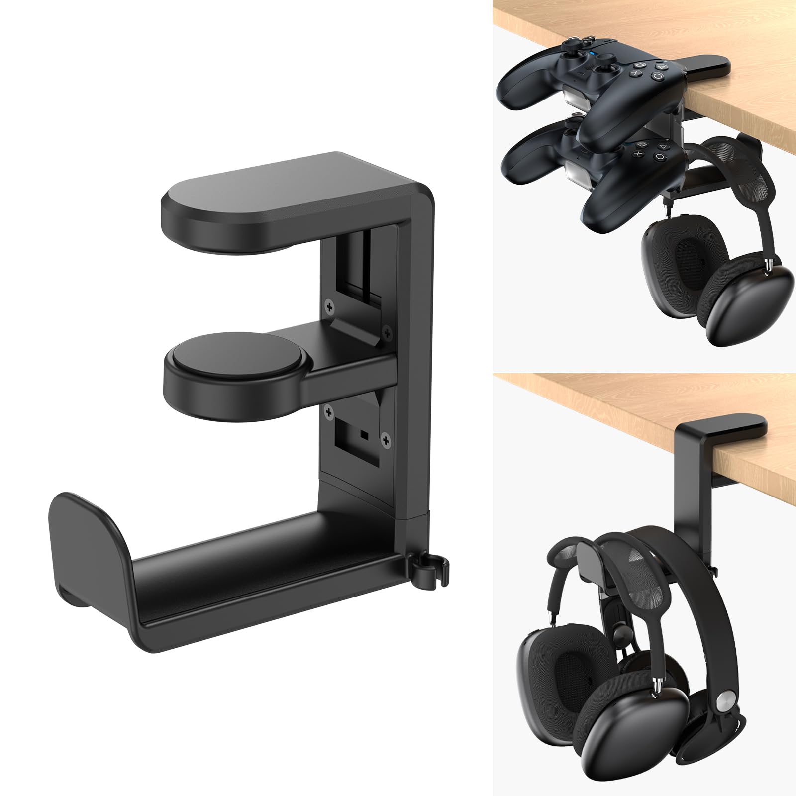 EURPMASK 360° Rotating Headphone Stand & Organizer - Gaming Accessories by Handbags Specialist Headquarter | Available at Handbags Specialist Headquarter