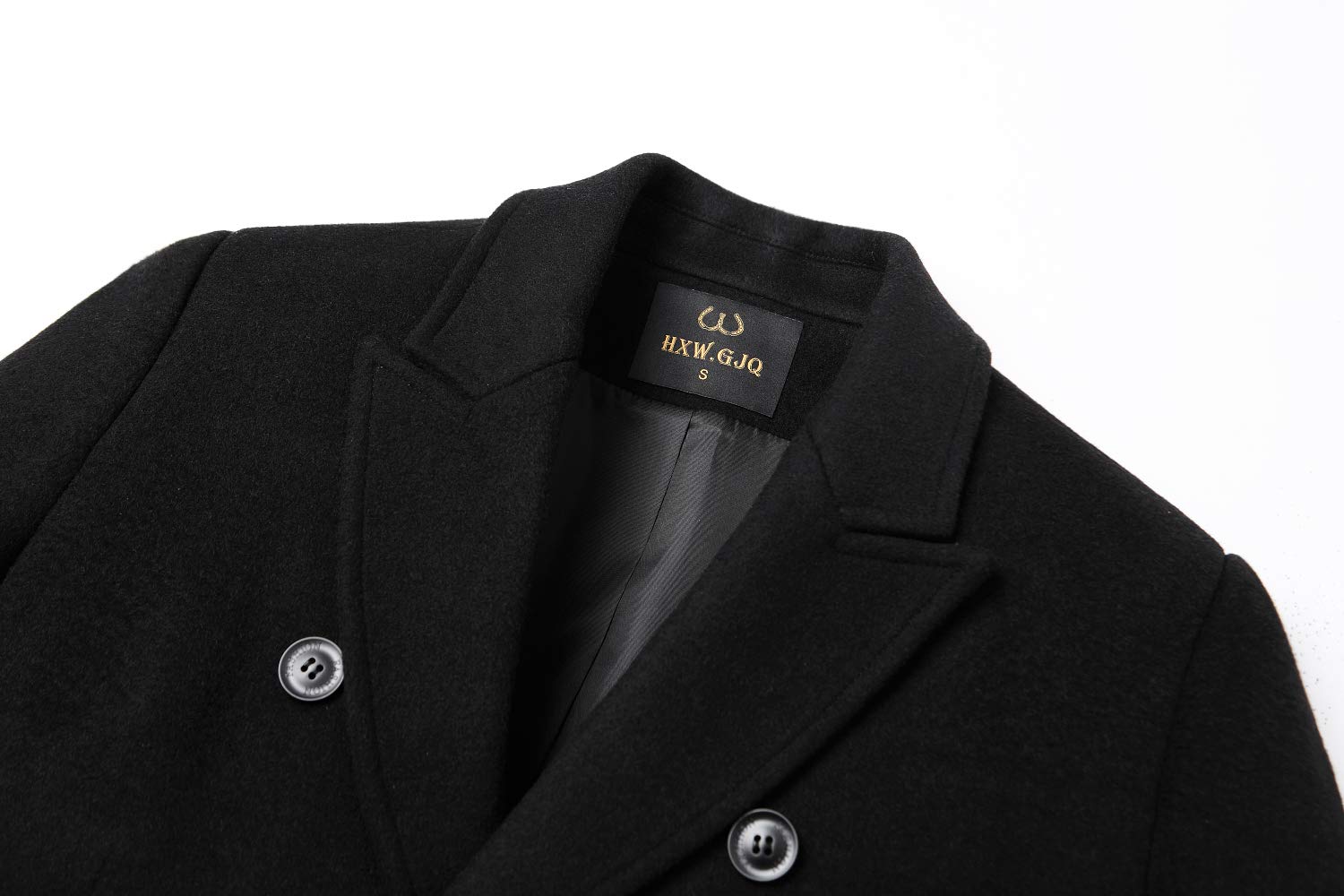 Men's Premium Wool Blend Double Breasted Coat