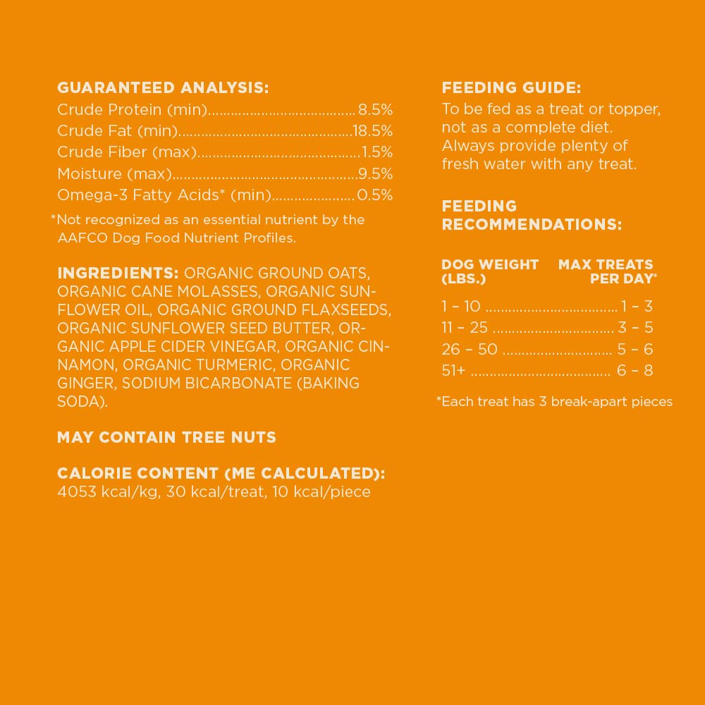 Wag Expedition Pumpkin Chia Dog Treats, Organic Biscuits - Pet Supplies by Handbags Specialist Headquarter | Available at Handbags Specialist Headquarter