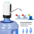 Portable USB Water Dispenser for 3-5 Gallon Bottles