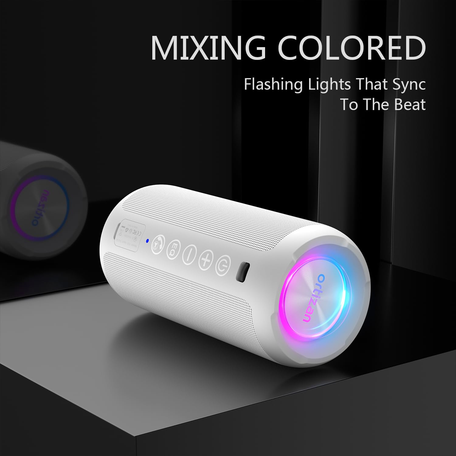 Ortizan AquaBass: IPX7 Bluetooth Speaker & Gift Pick - Decor by Handbags Specialist Headquarter | Available at Handbags Specialist Headquarter