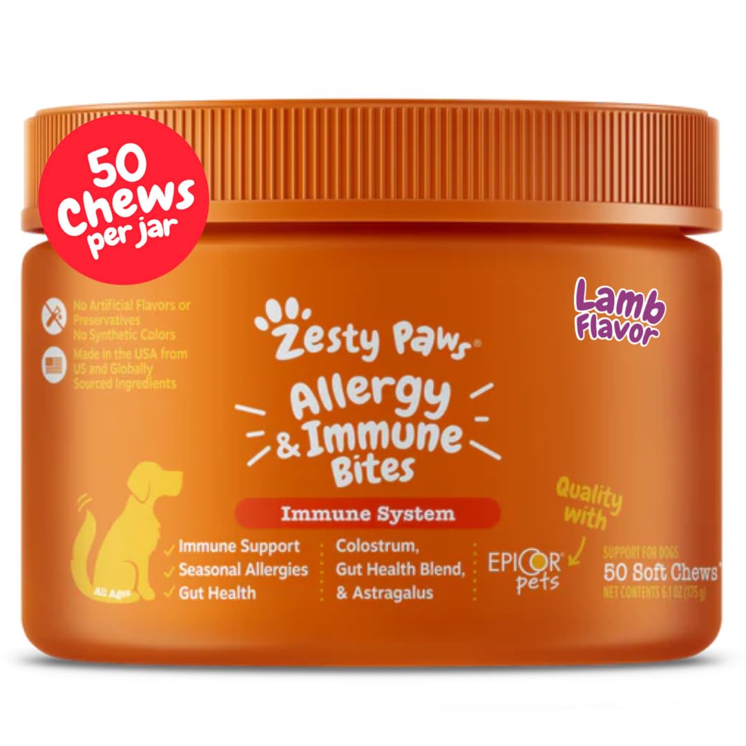 Zesty Paws Itch & Allergy Relief Chews - Lamb 90ct -  by Handbags Specialist Headquarter | Available at Handbags Specialist Headquarter