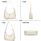 Retro Chic Hobo Bag - Cute Underarm Purse - Shoulder Bags by Handbags Specialist Headquarter | Available at Handbags Specialist Headquarter