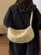 Quilted Polyester Crossbody Bag - Handbags by Trendsi | Available at Handbags Specialist Headquarter