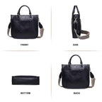 AUYOCO Chic Vegan Leather Crossbody Bag with Strap -  by Handbags Specialist Headquarter | Available at Handbags Specialist Headquarter