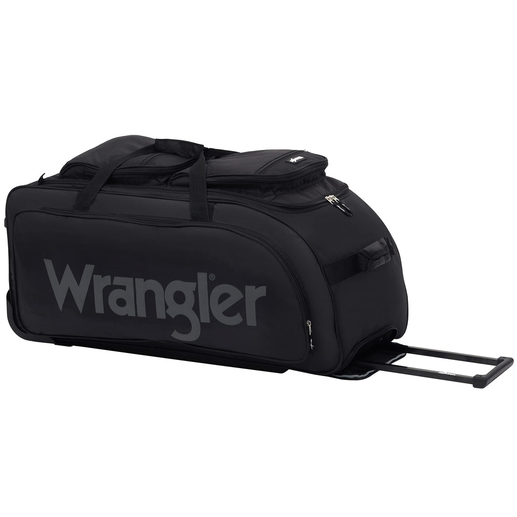 Wrangler Wesley Rolling Duffel Bag - Luggage Travel Bags by Handbags Specialist Headquarter | Available at Handbags Specialist Headquarter