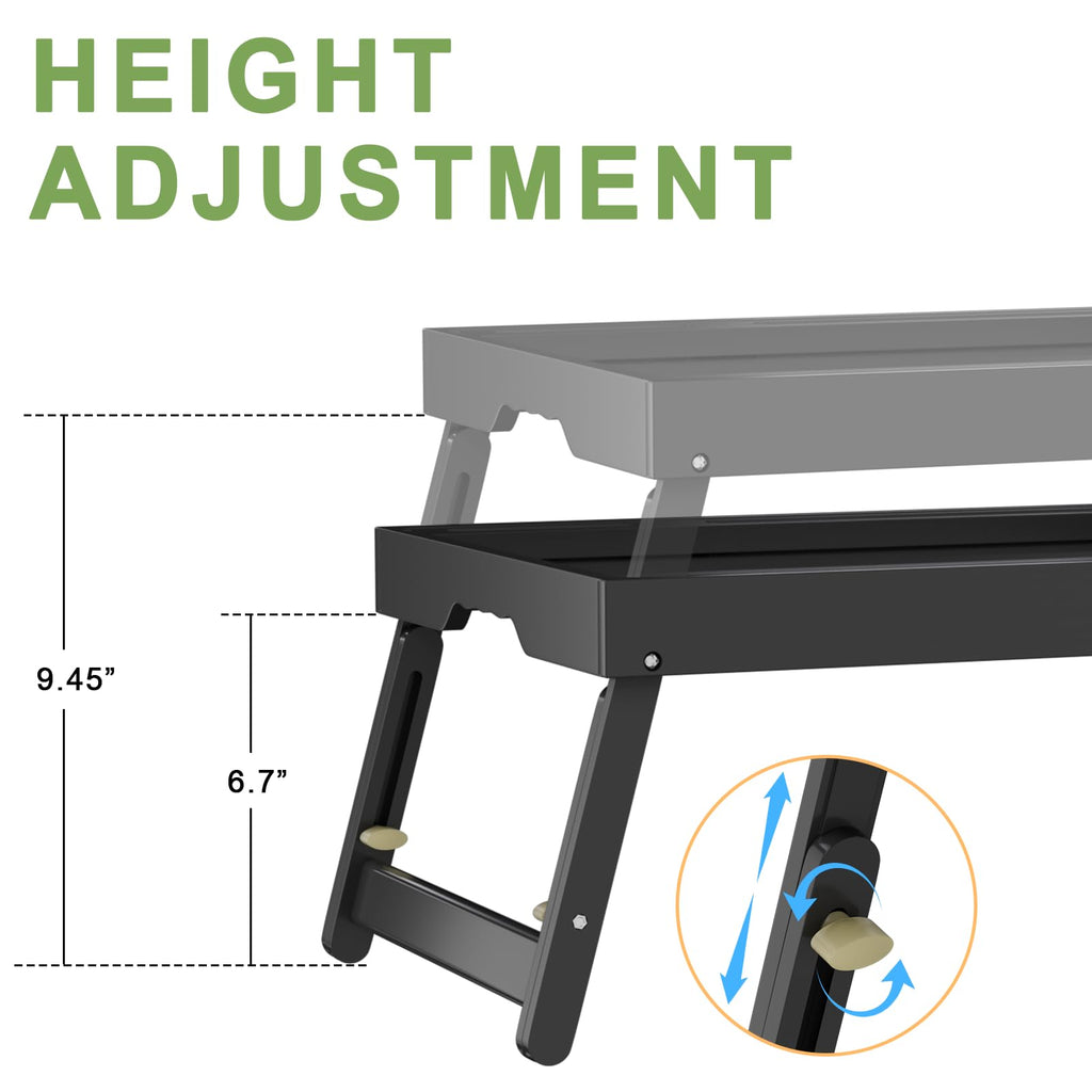 Artmeer Bamboo Foldable Bed & Laptop Tray - 2 Pack - Decor by Handbags Specialist Headquarter | Available at Handbags Specialist Headquarter