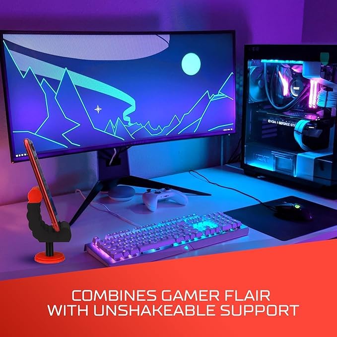 Gamer's Delight Phone Stand - Gaming Accessories by Handbags Specialist Headquarter | Available at Handbags Specialist Headquarter