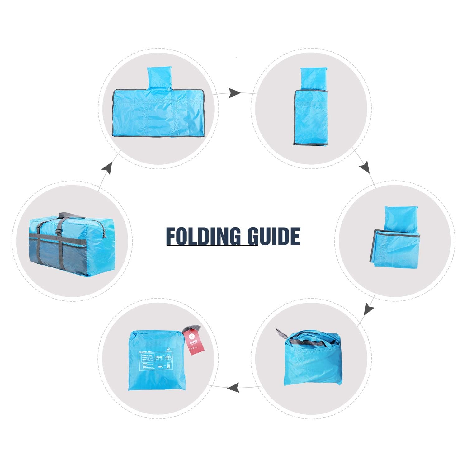 REDCAMP Foldable Waterproof Travel Sports Bag