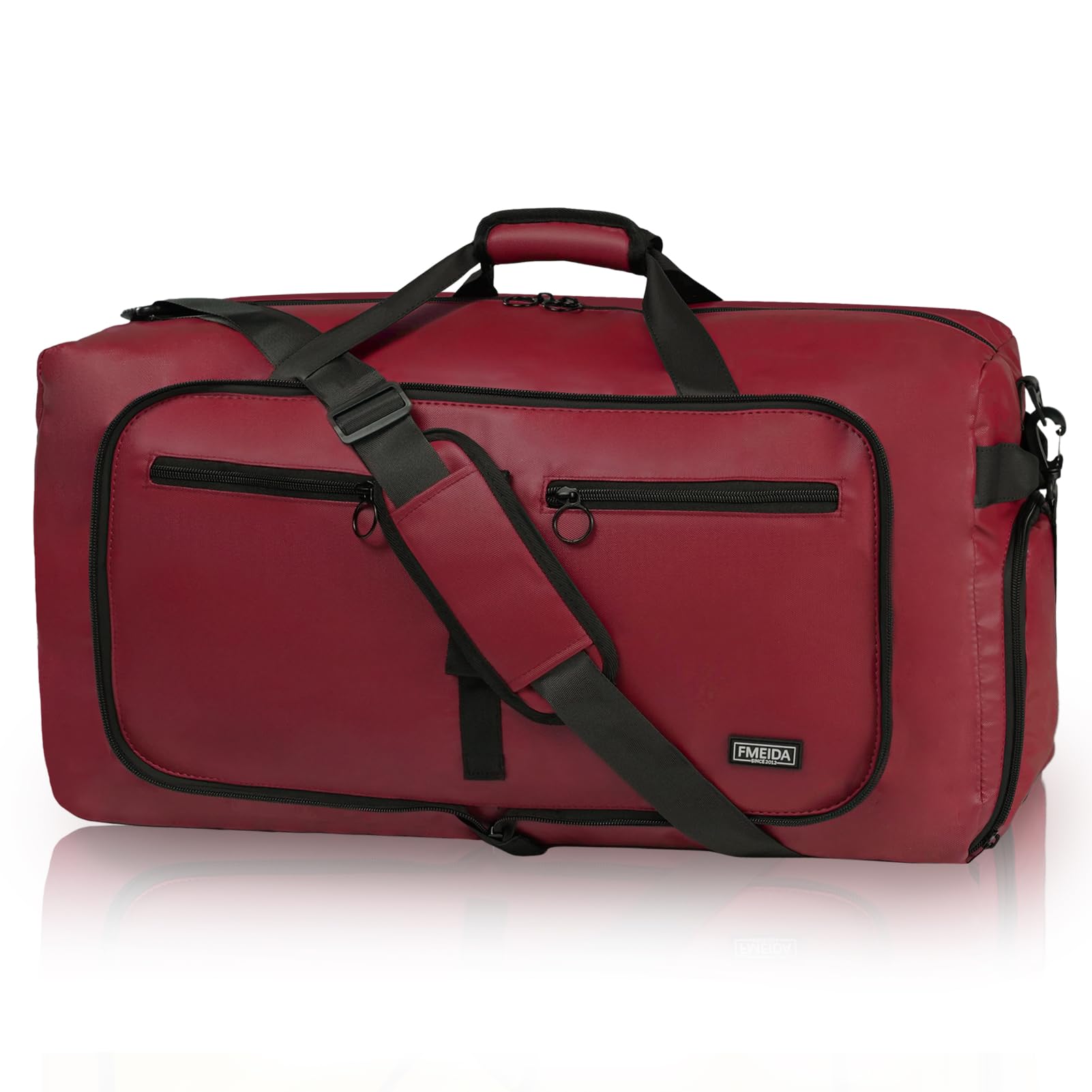 Foldable 65L Duffle Bag with Shoe Compartment