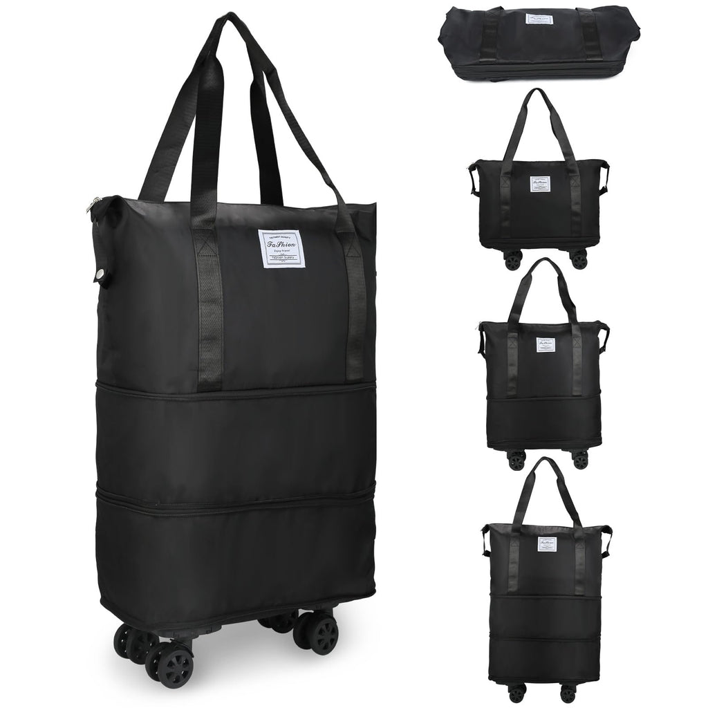 VoyagePro Expandable Wheeled Duffle Bag -  by Handbags Specialist Headquarter | Available at Handbags Specialist Headquarter