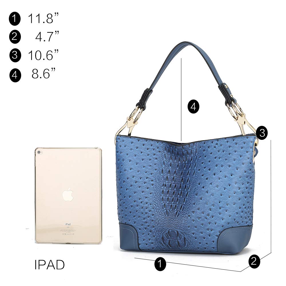 Orange Hobo Shoulder Bag & Wallet Set