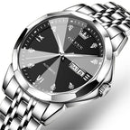 SteelGlow: OLEVS Quartz Men's Luminous Watch