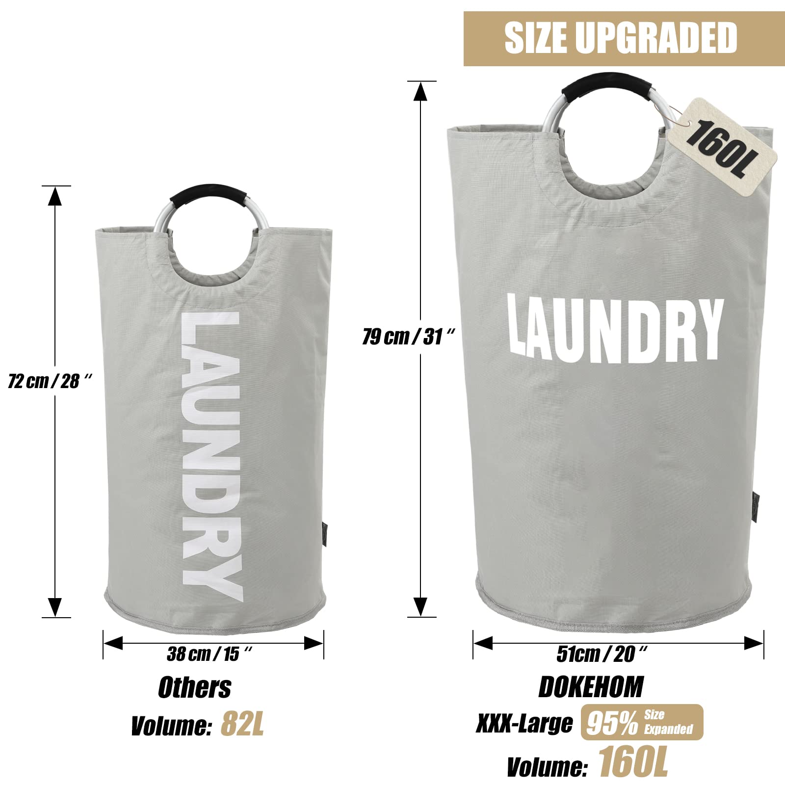 FoldAway Laundry Hamper - Laundry Baskets by Handbags Specialist Headquarter | Available at Handbags Specialist Headquarter