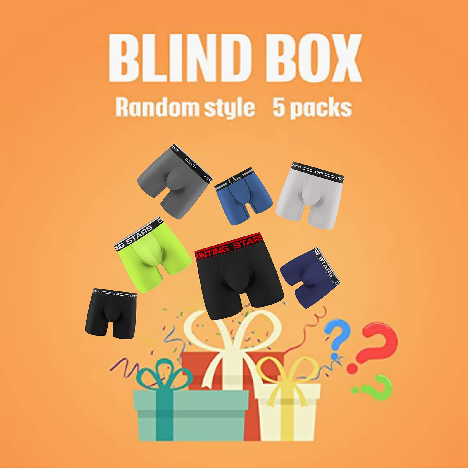 Men's Athletic Boxer Briefs Pack