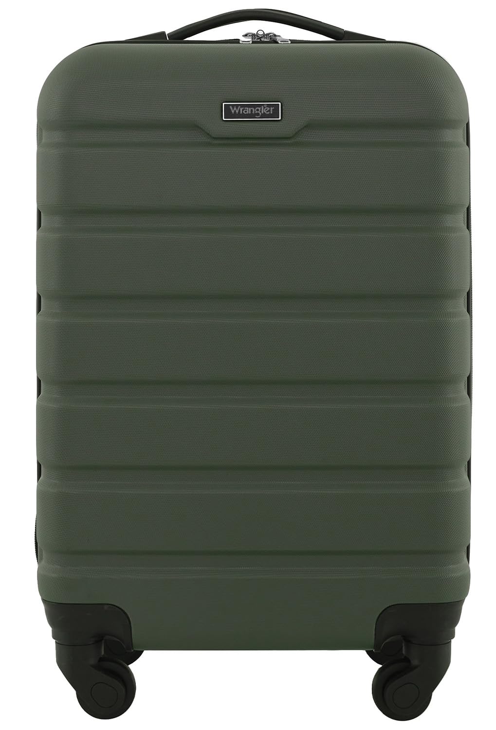 Wrangler 22 Olive Hardside Spinner Carry-On