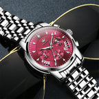 EclipseTime: Luminous Men's Luxury Chrono Watch