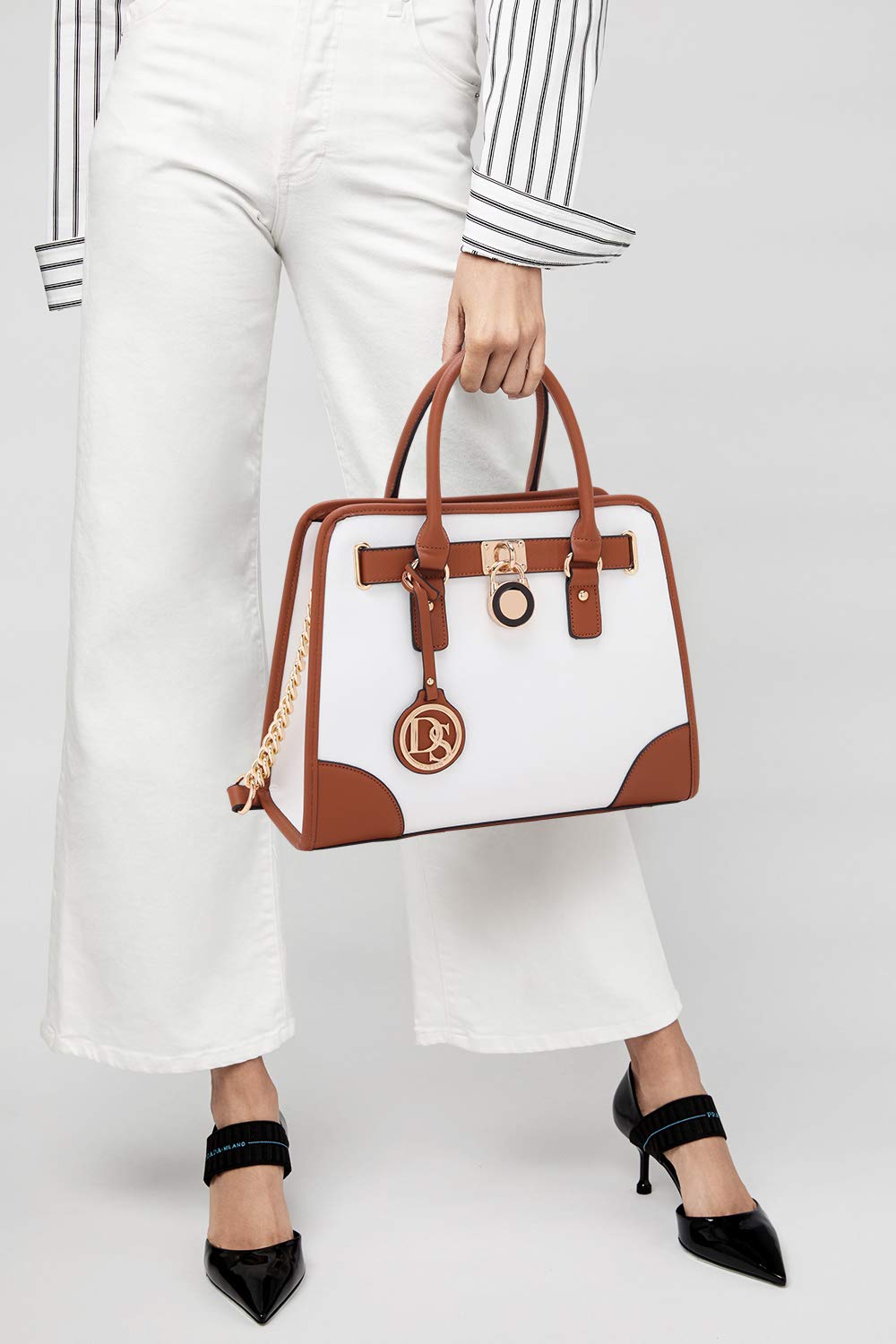 Dasein Women’s 2pcs Satchel & Shoulder Bag Set
