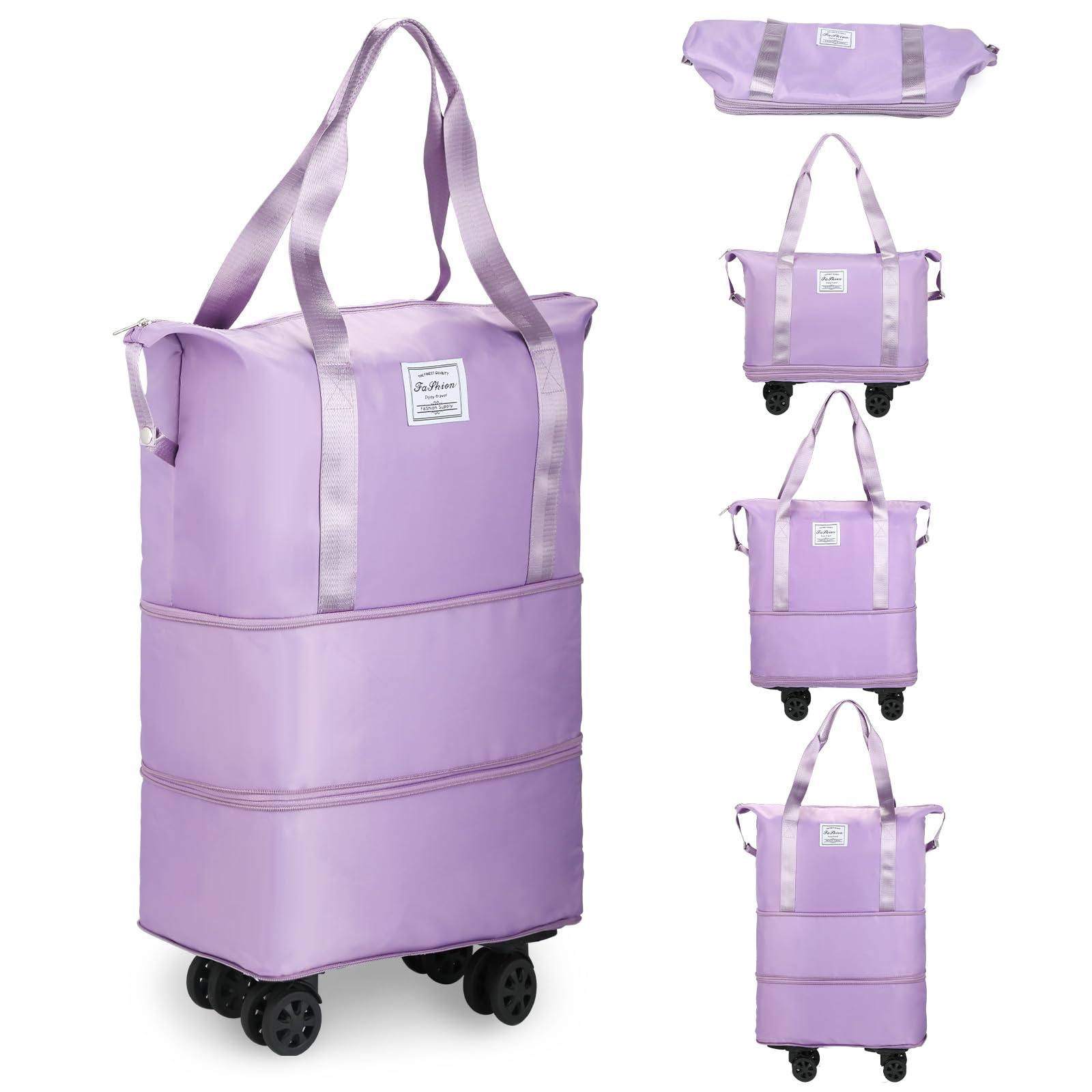 VoyagePro Expandable Wheeled Duffle Bag -  by Handbags Specialist Headquarter | Available at Handbags Specialist Headquarter