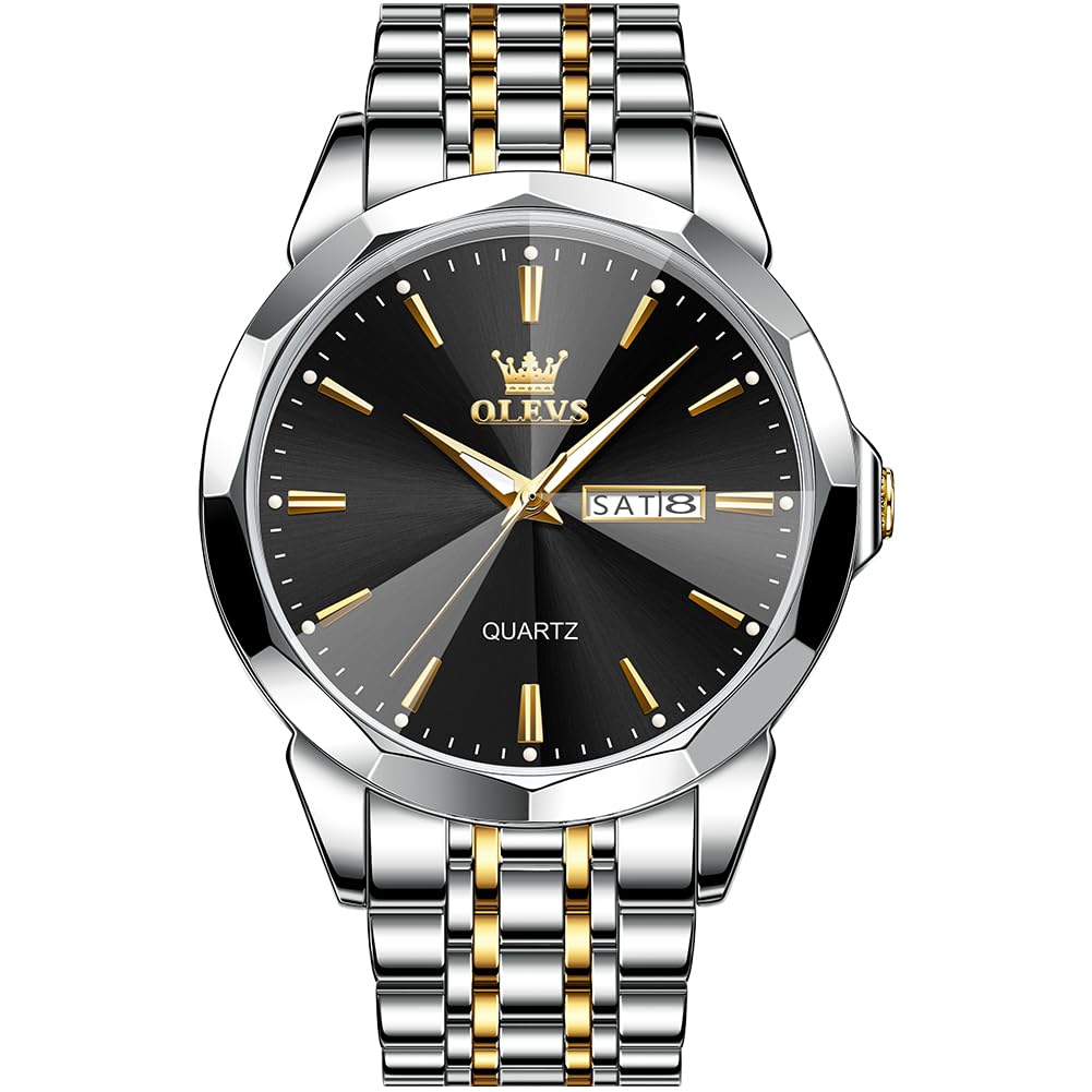 AzureGleam: Elite Men's Diamond Steel Watch