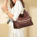 Dasein Luxe Vegan Hobo Bag with Rhinestones - Bucket Bag by Handbags Specialist Headquarter | Available at Handbags Specialist Headquarter