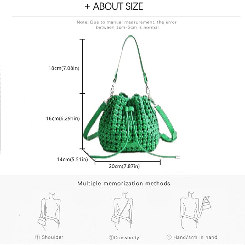 Hollow Bucket Tote Bag -  by Handbags Specialist Headquarter | Available at Handbags Specialist Headquarter