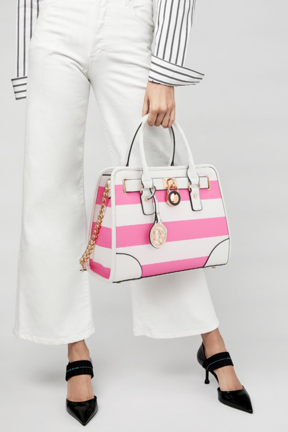 Dasein Women’s 2pcs Satchel & Shoulder Bag Set