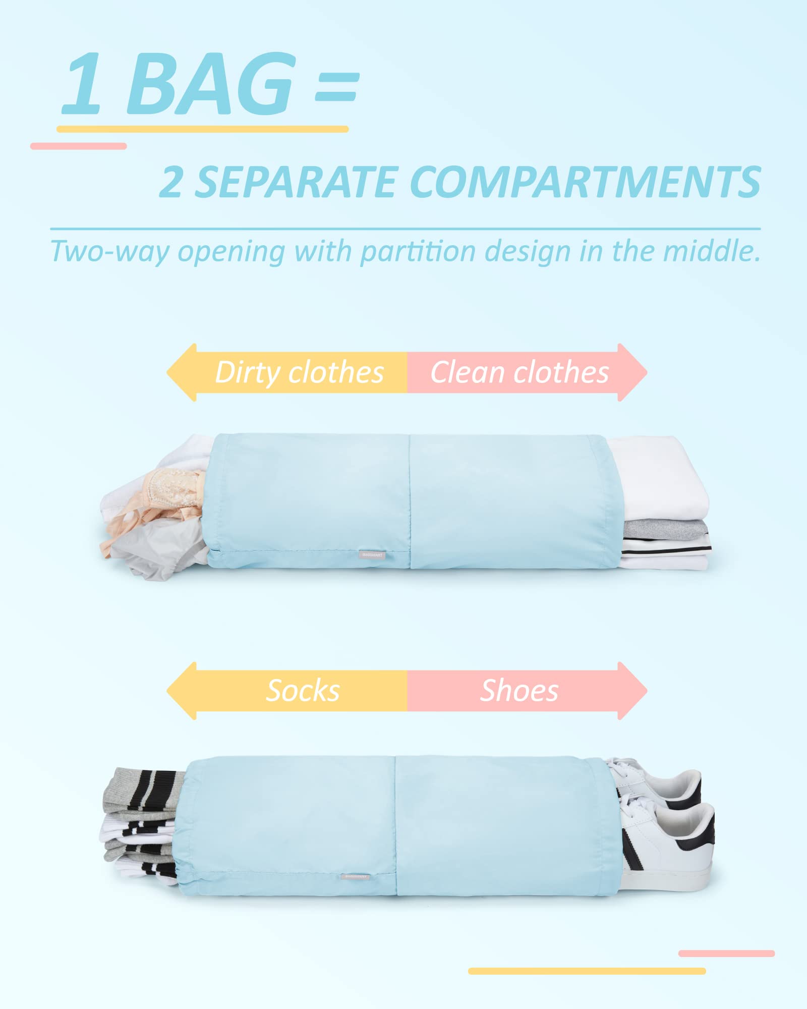 PackPro 6 Set Compression Cubes for Travel - Luggage Travel Bags by Handbags Specialist Headquarter | Available at Handbags Specialist Headquarter