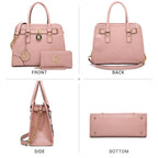 Dasein Women’s 2pcs Satchel & Shoulder Bag Set