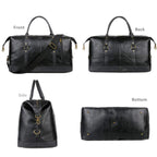 BAOSHA Vegan Leather Oversized Duffel Bag