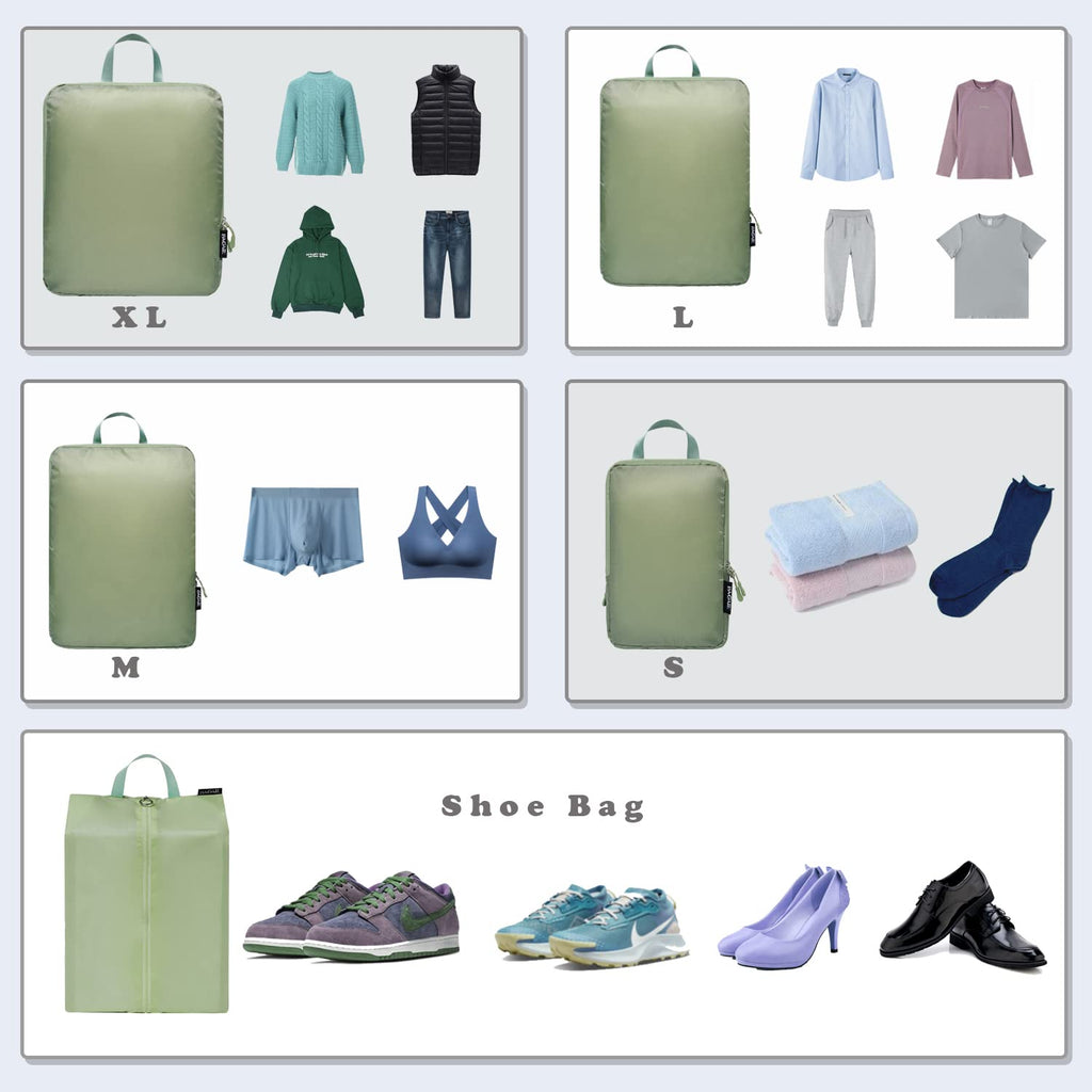 BAGAIL Travel Compression Cubes Set for Packing Ease -  by Handbags Specialist Headquarter | Available at Handbags Specialist Headquarter