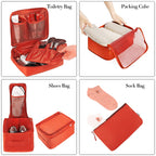 TravelMate 8-Piece Packing Cubes - Luggage Travel Bags by Handbags Specialist Headquarter | Available at Handbags Specialist Headquarter
