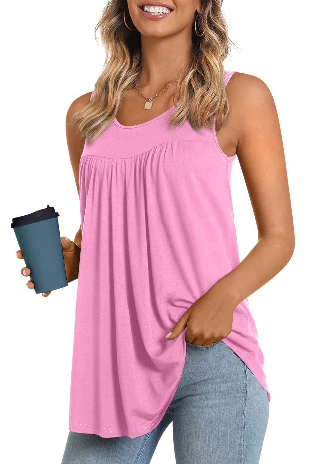 Longyuan Summer Sleeveless Tunics for Women - Tops by Handbags Specialist Headquarter | Available at Handbags Specialist Headquarter