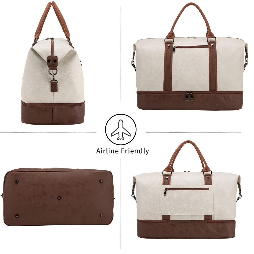 Weekender Overnight Travel Bag with Shoe Pouch